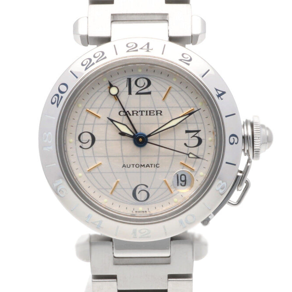 カルティエ　パシャ　メリディアン　シルバー　ステンレス　Cartier 腕時計 カルティエ パシャC メリディアン 1990年代製