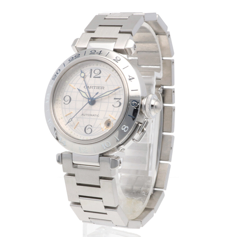 CARTIER カルティエ パシャ メリディアン 腕時計 ステンレススチール