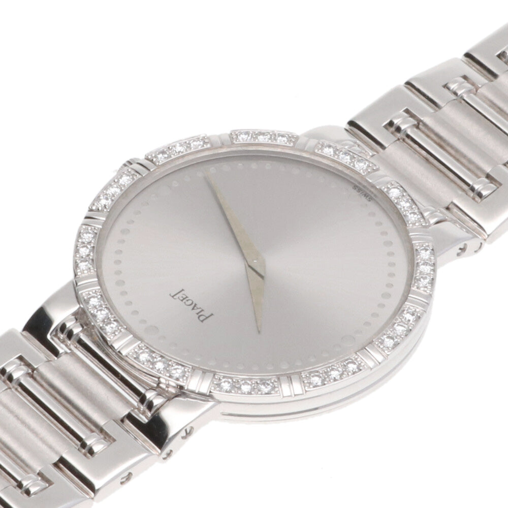ピアジェ PIAGET ダンサー 15317 シルバー K18WG クオーツ レディース 腕時計 PIAGET - ピアジェ PIAGET ダンサー 15317 シルバー K18WG クオーツ