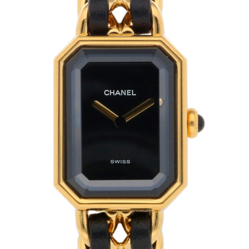 CHANEL シャネル プルミエール M 腕時計 GP H0001 クオーツ レディース