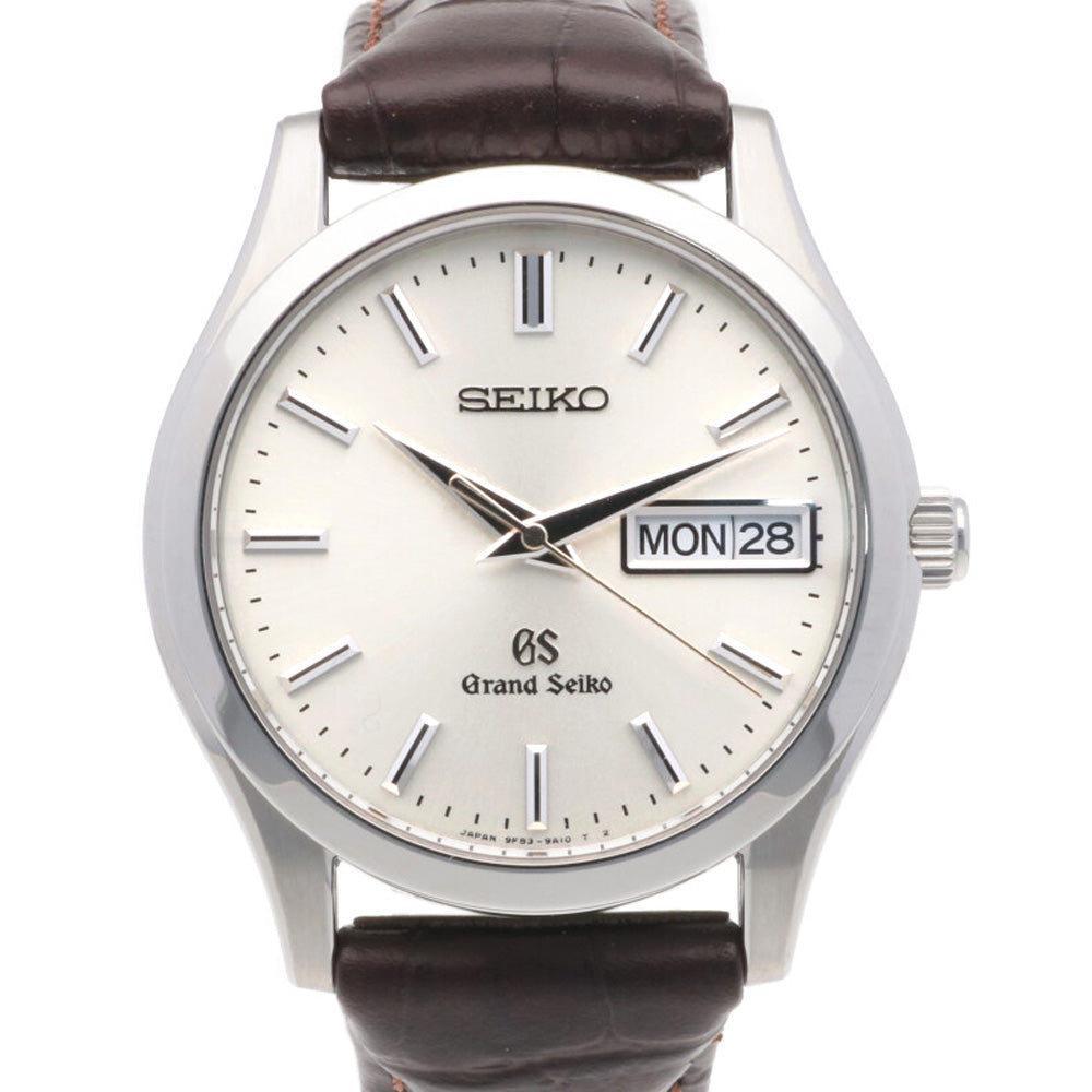 SEIKO グランドセイコー デイデイト クオーツ SS シルバー文字盤 SBGT005 セイコー 美品 ステンレススチール 電池式  中古  堺市  石津 SEIKO セイコー 腕時計 ステンレススチール SBGT005 クオーツ メンズ 1
