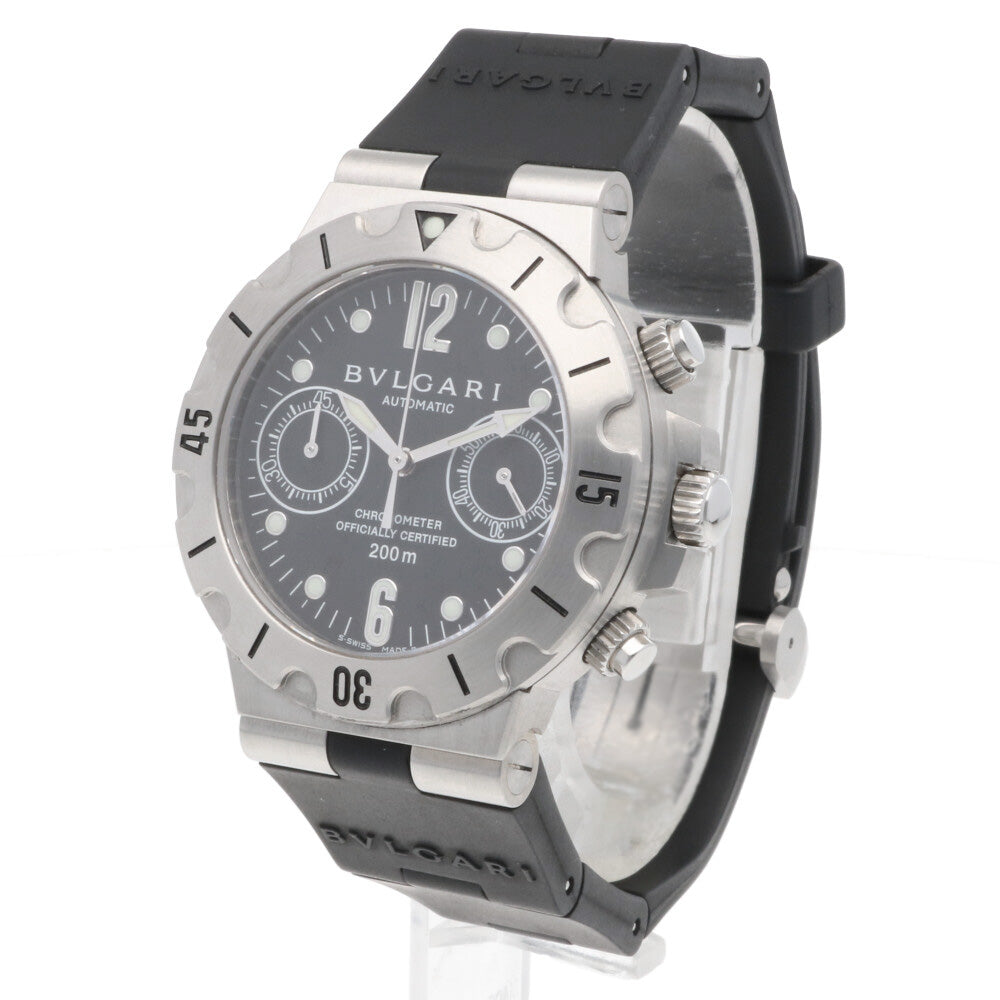 BVLGARI ブルガリ ディアゴノ スクーバ クロノグラフ 腕時計