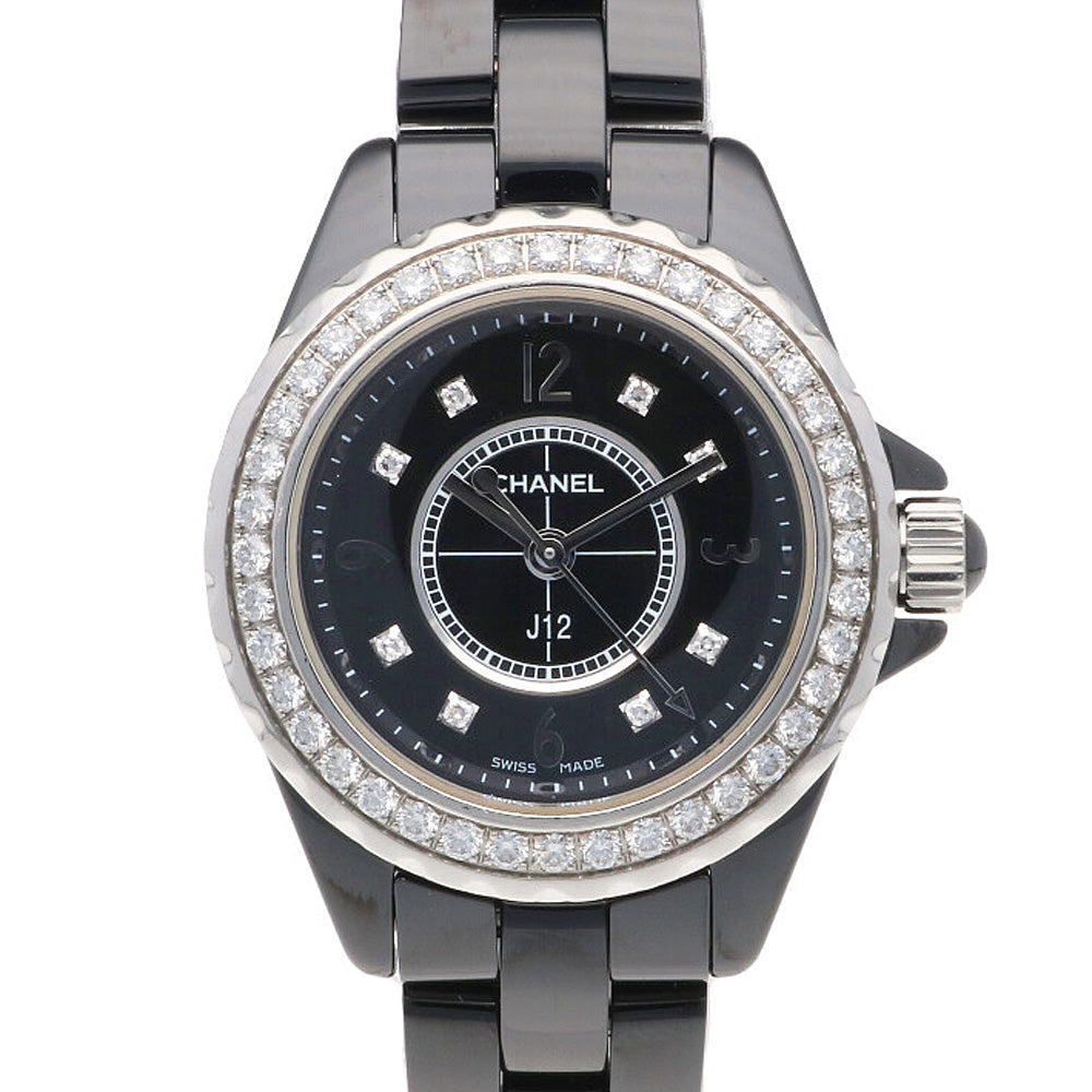 CHANEL シャネル J12 腕時計 セラミック クオーツ レディース 1年保証