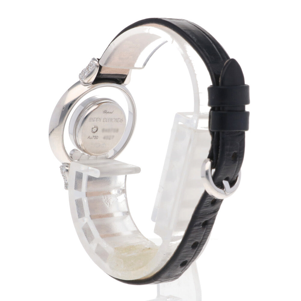 Chopard ショパール ハッピーダイヤモンド 腕時計 18金 K18ホワイト
