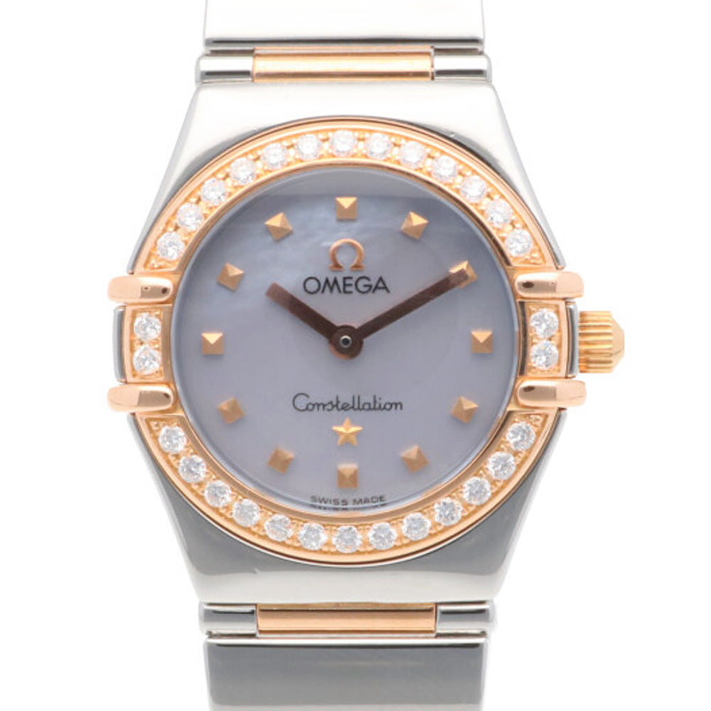 OMEGA オメガ コンステレーション マイチョイス 1561.71 腕時計 SS クオーツ レディース ホワイトシェル文字盤中古 良品 OMEGA オメガ コンステレーション マイチョイス レディース