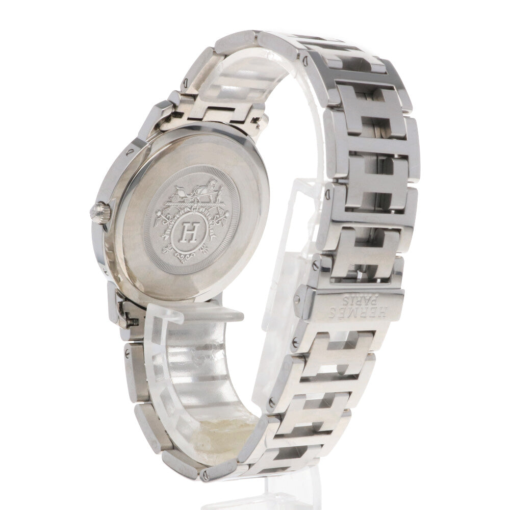 HERMES エルメス クリッパー 腕時計 ステンレススチール CL6.710