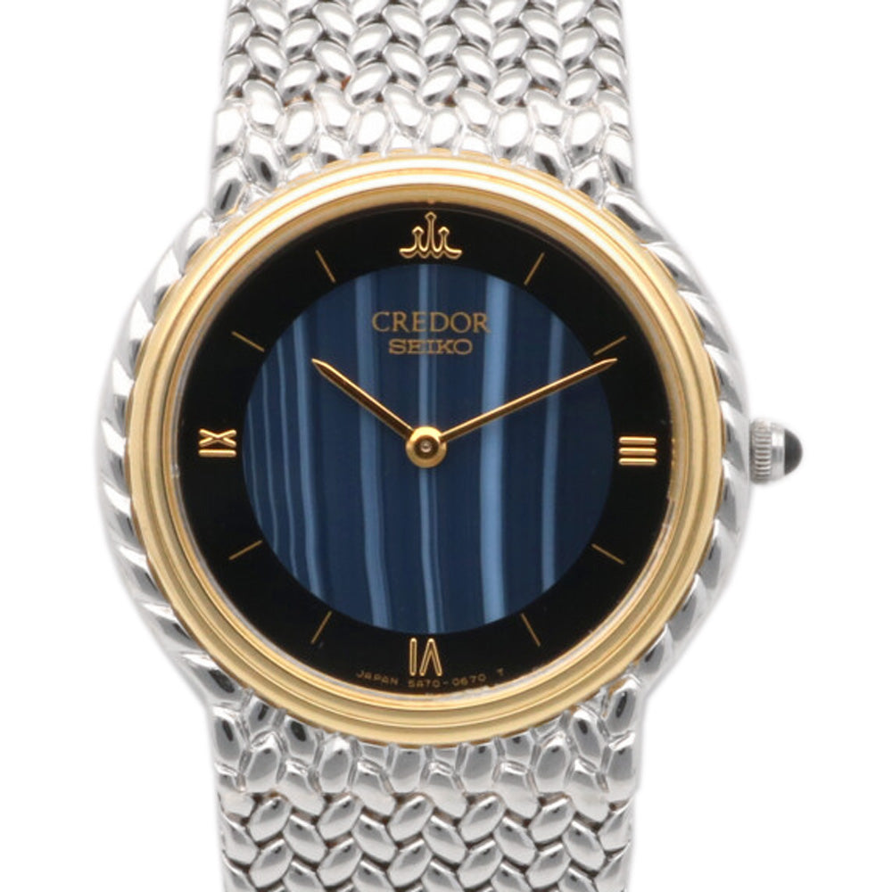 Credor Seiko CREDOR SEIKO Watch 18K Yellow Gold 5A70-0260 Ladies