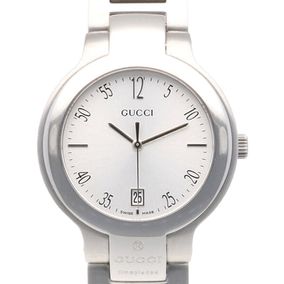GUCCI Watch Stainless Steel 8900M Men's Used [1 Year Warranty