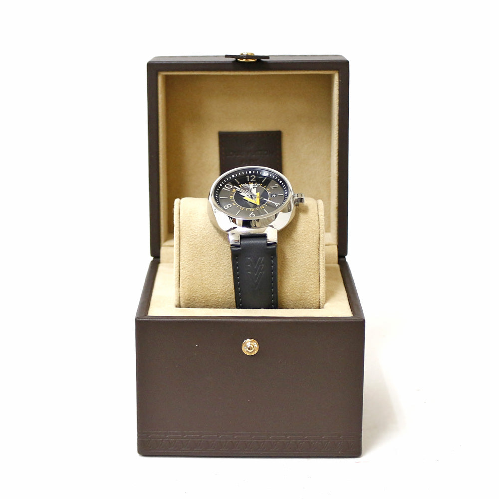 LOUIS VUITTON ルイヴィトン タンブールGMT 腕時計 ステンレス