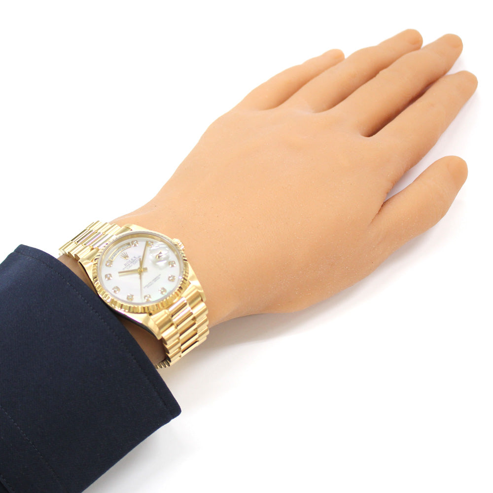 ROLEX ロレックス デイデイト オイスターパーペチュアル 腕時計 18金