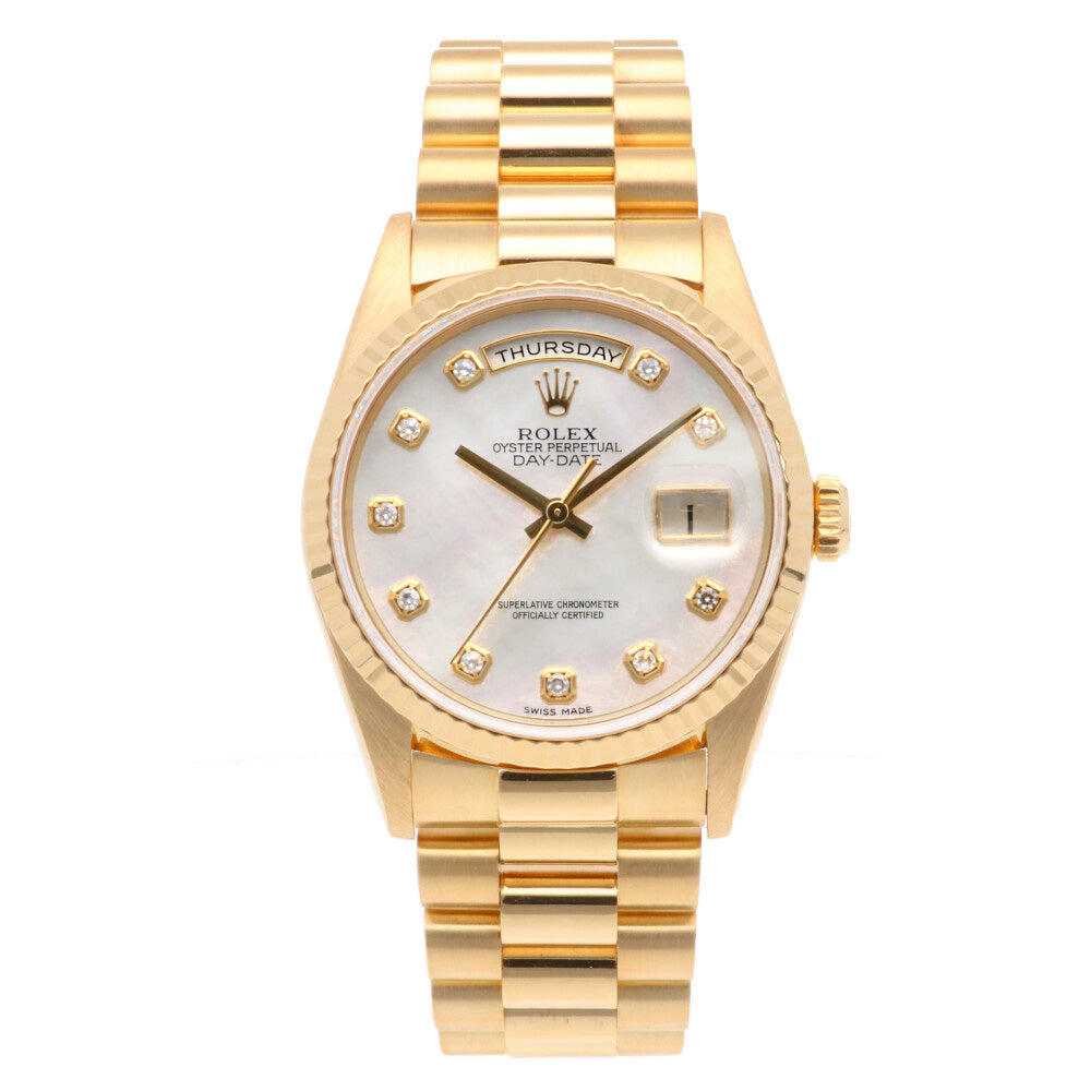 ROLEX ロレックス デイデイト オイスターパーペチュアル 腕時計 18金