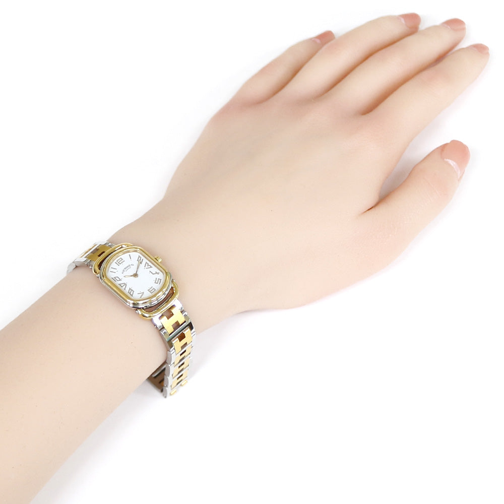 Hermes HERMES Rallye Watch Stainless Steel Ladies Used [1 Year