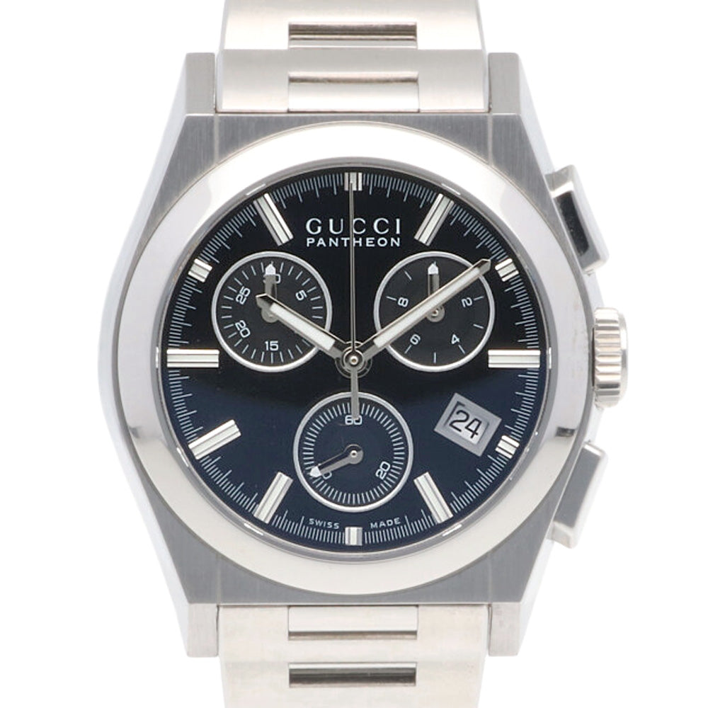 Gucci Pantheon Watch Stainless Steel 115.4 Men's Used [1 Year