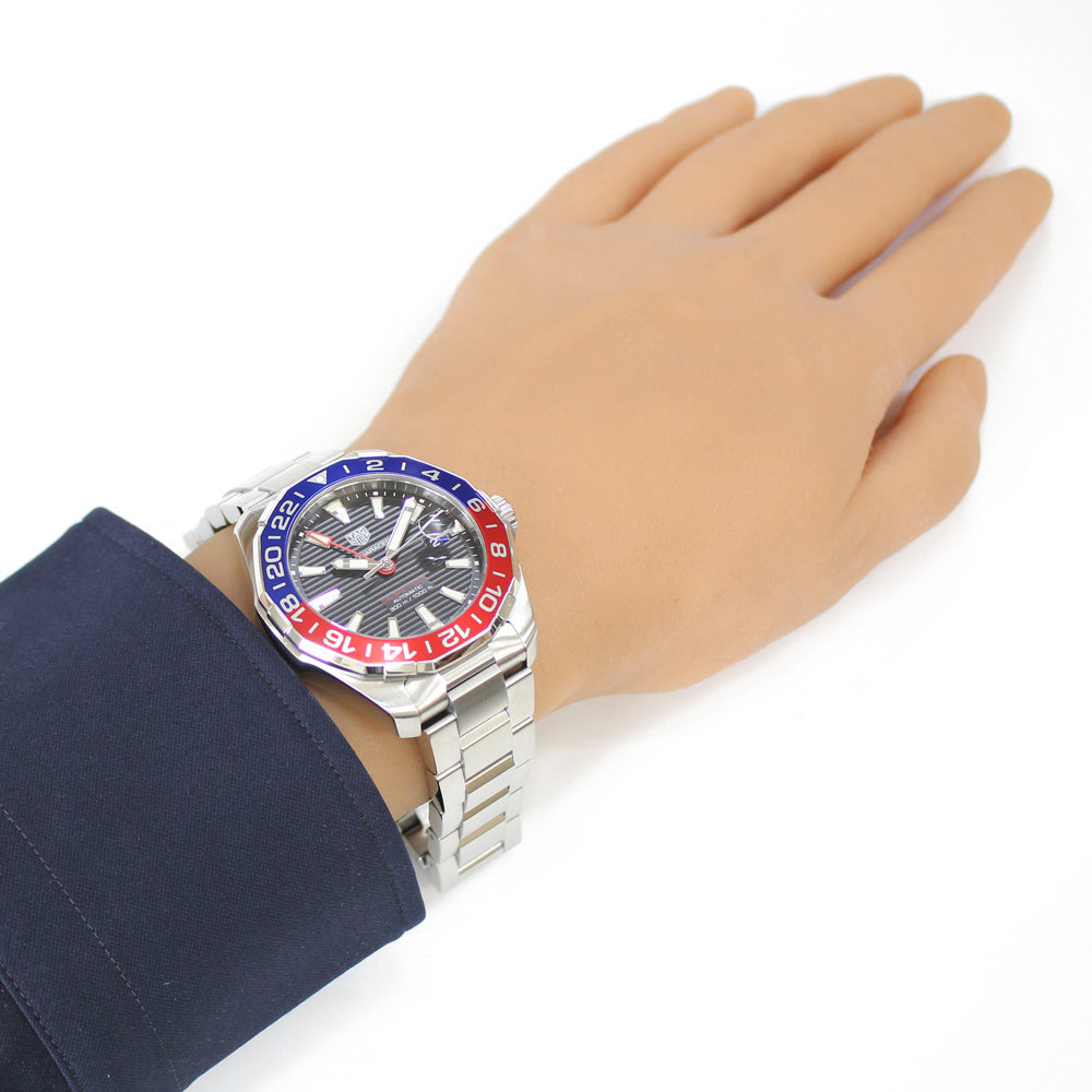 タグホイヤー TAG HEUER アクアレーサーGMT 腕時計 ステンレススチール 