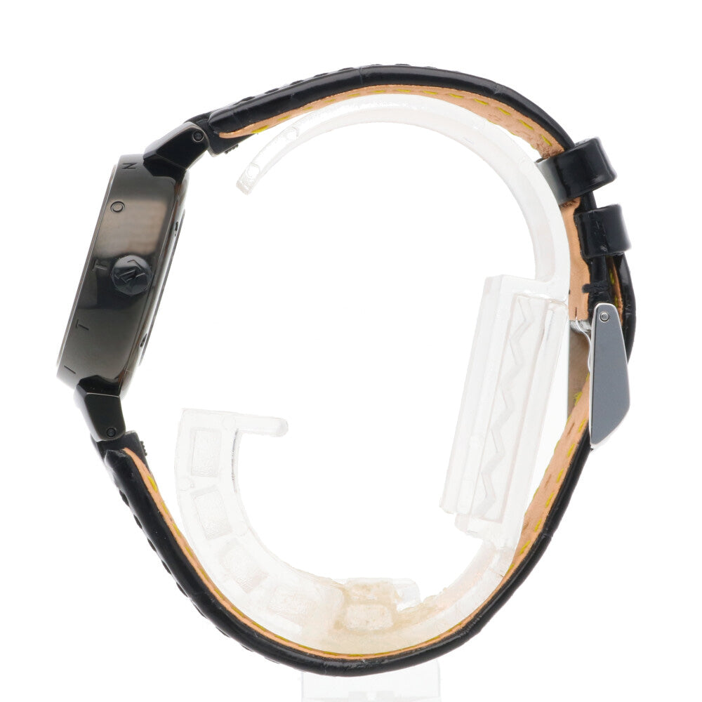 LOUIS VUITTON ルイヴィトン タンブール オールブラック 腕時計