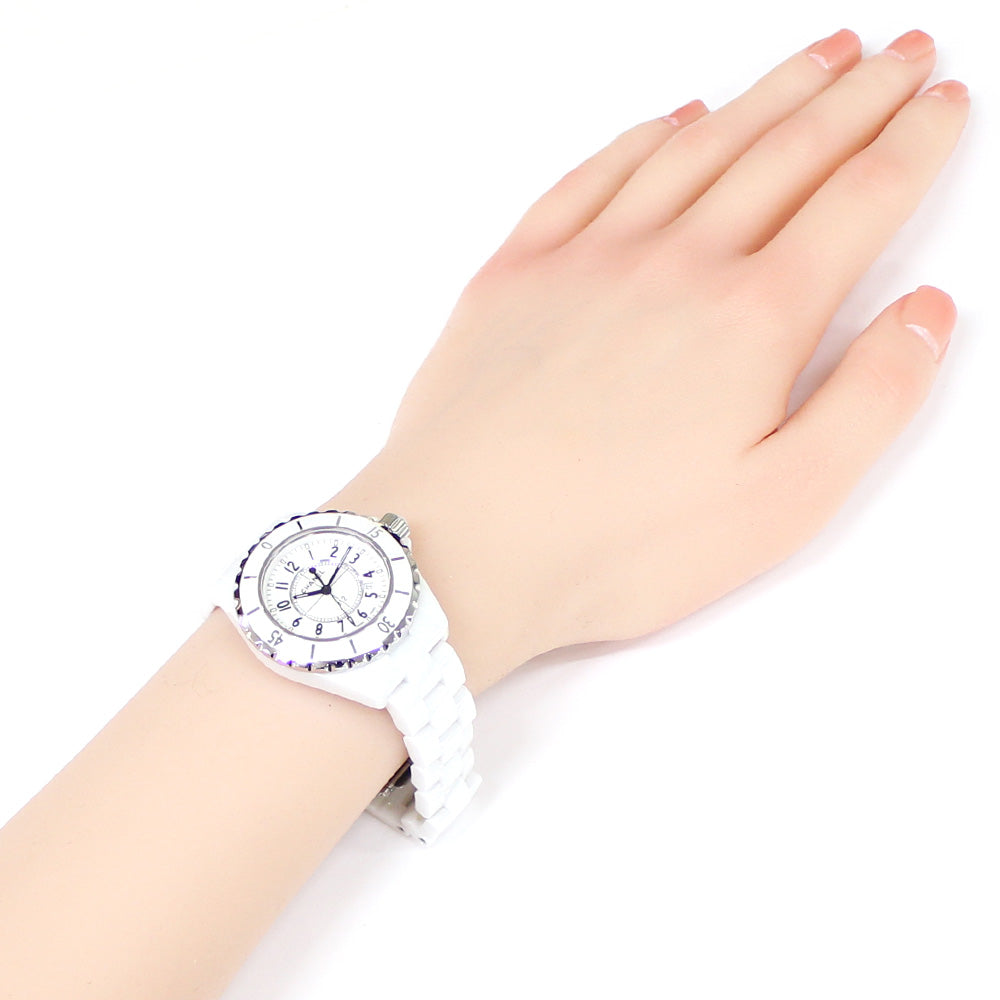 CHANEL シャネル J12 腕時計 ホワイトセラミック H0968 クオーツ