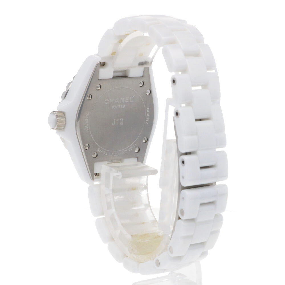 Chanel CHANEL J12 Watch White Ceramic H0968 Women's Used [1 Year
