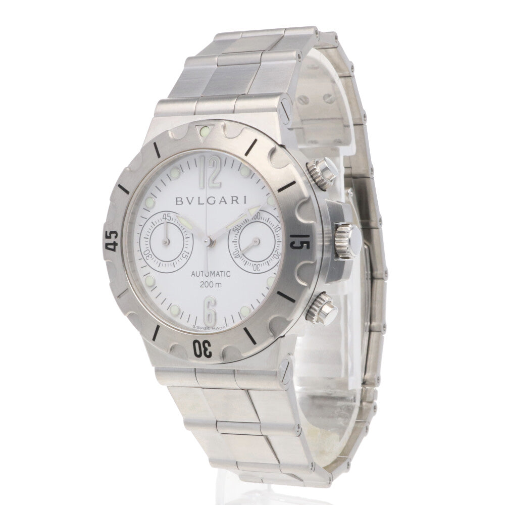 BVLGARI ブルガリ ディアゴノ スクーバ クロノグラフ 腕時計