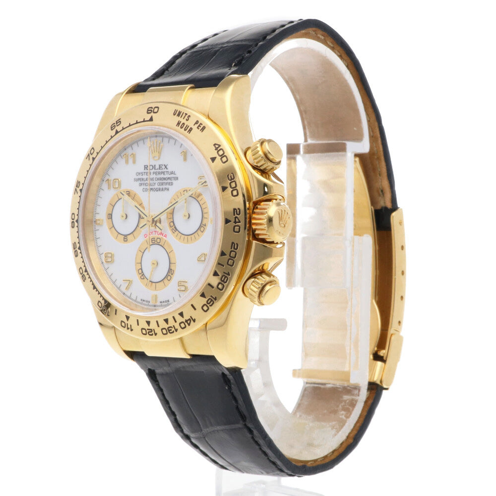 Rolex Cosmograph Daytona Oyster Perpetual Watch 18K Yellow Gold