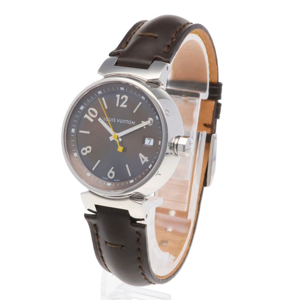 ルイヴィトン LOUIS VUITTON タンブール 腕時計 ステンレススチール