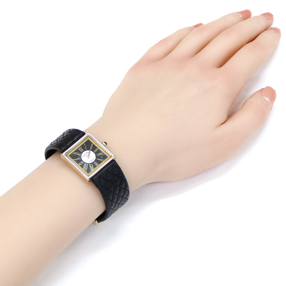 シャネル CHANEL マドモアゼル 腕時計 時計 18金 K18イエローゴールド