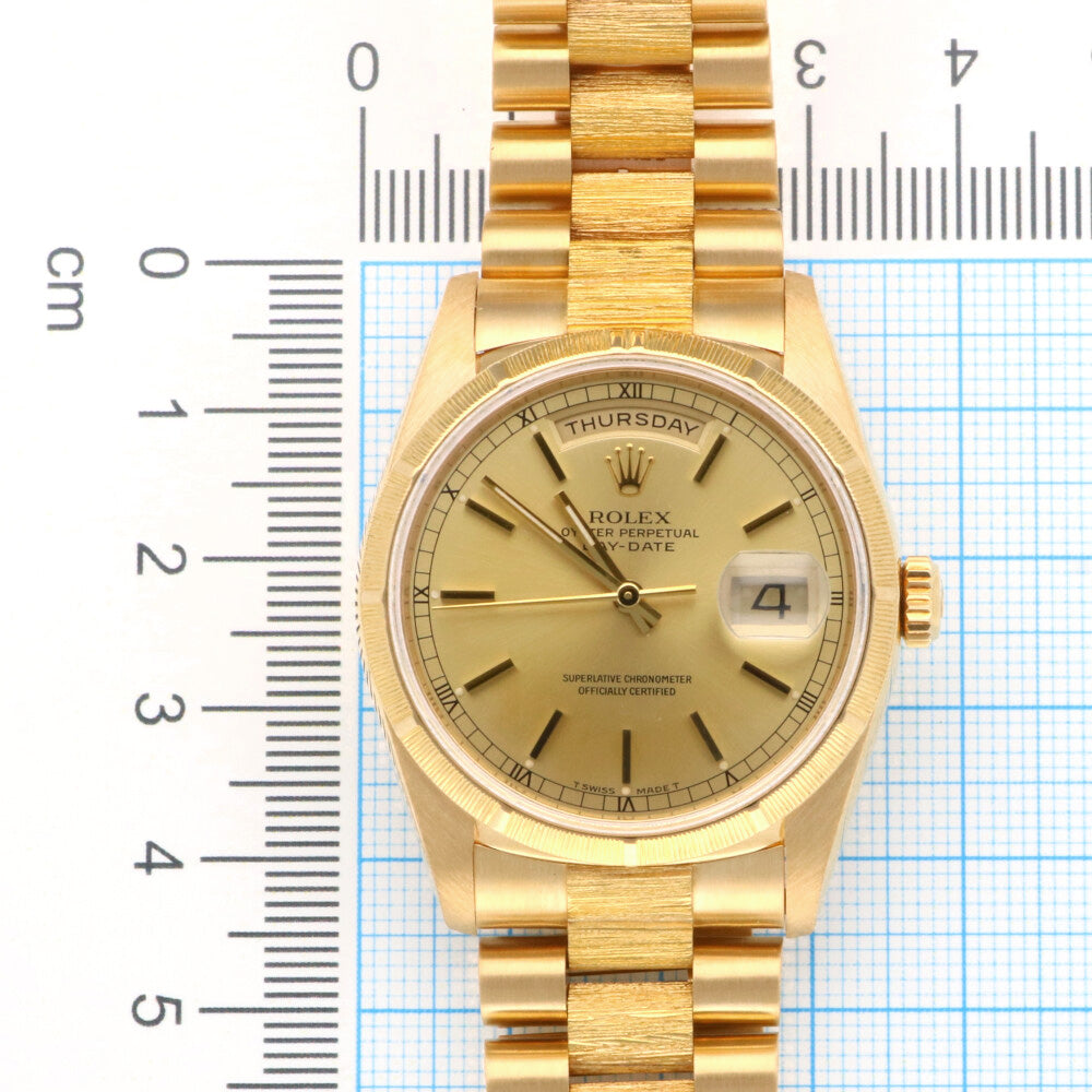 ロレックス ROLEX デイデイト 腕時計 18金 K18イエローゴールド 18248