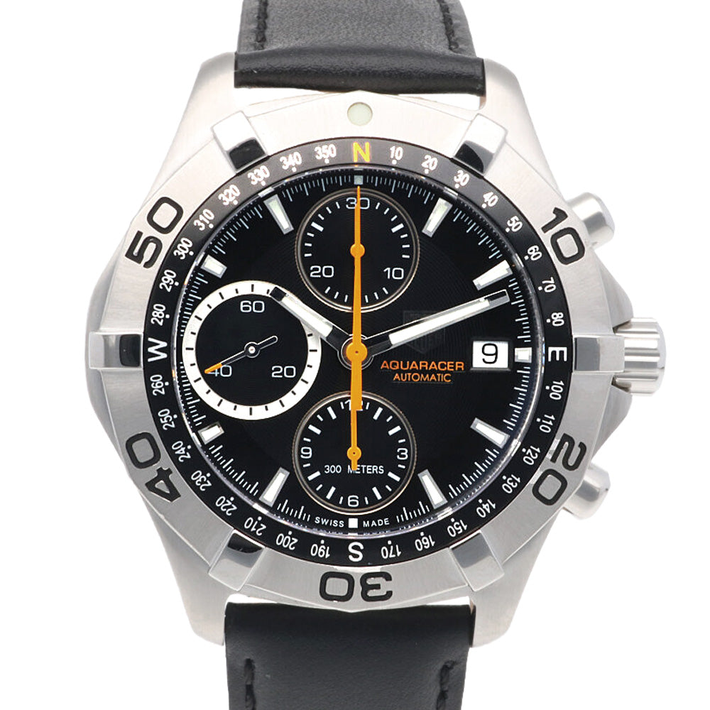 TAG HEUER Aquaracer Chronograph Mariner Watch Stainless Steel