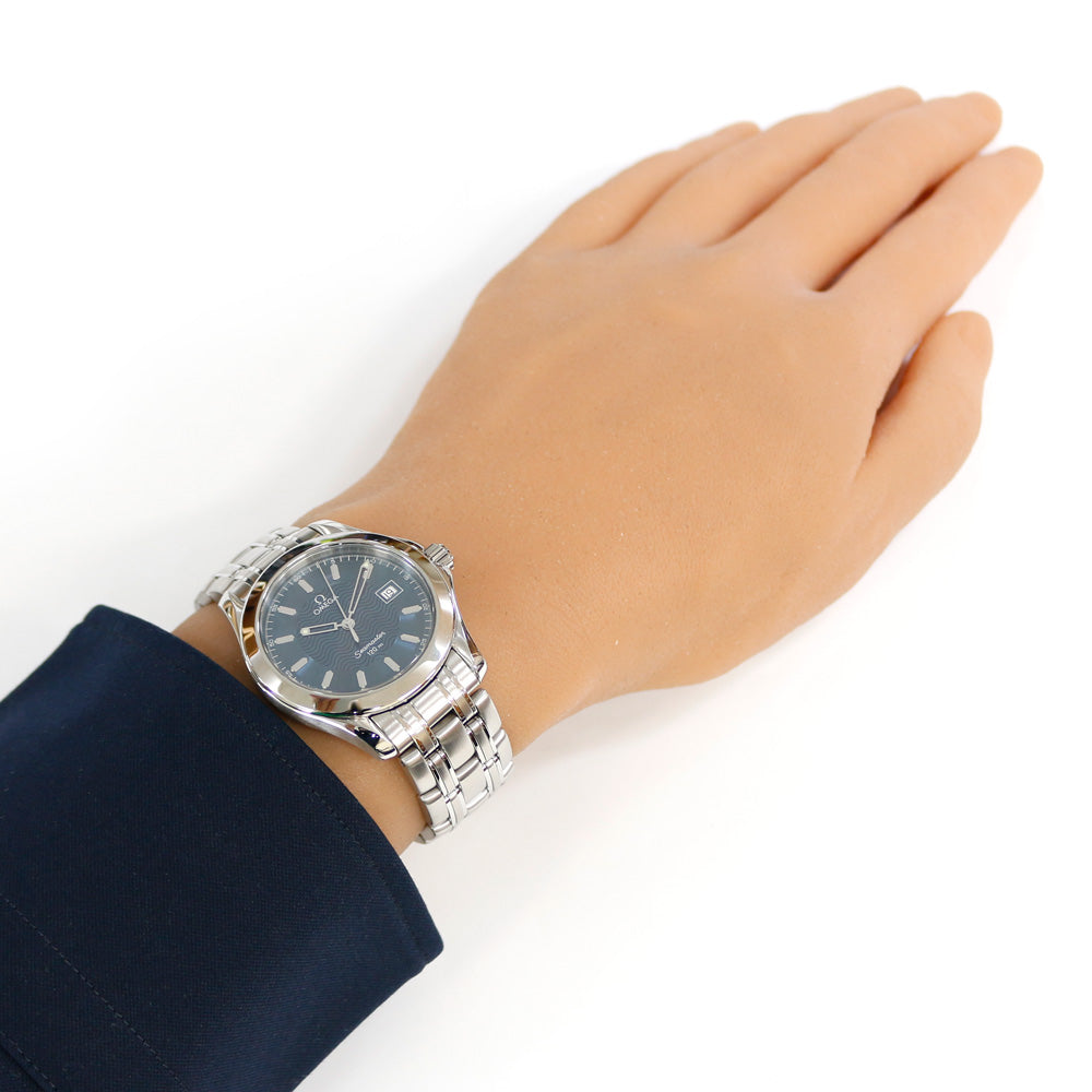 オメガ OMEGA 2511.52 シーマスター120 デイト クォーツ メンズ良品_