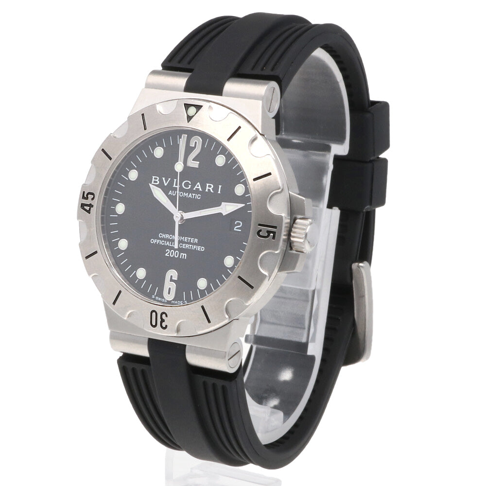 ブルガリ ディアゴノ スクーバ 腕時計 ステンレススチール SD38S 自動巻き メンズ 1年保証 BVLGARI 【中古】 –  【公式】リサイクルキング オンラインショップ
