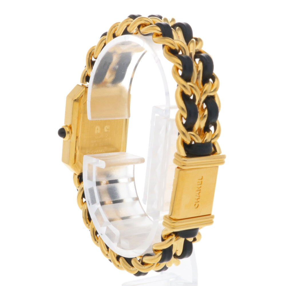 CHANEL シャネル プルミエールL 腕時計 GP H0001 クオーツ レディース