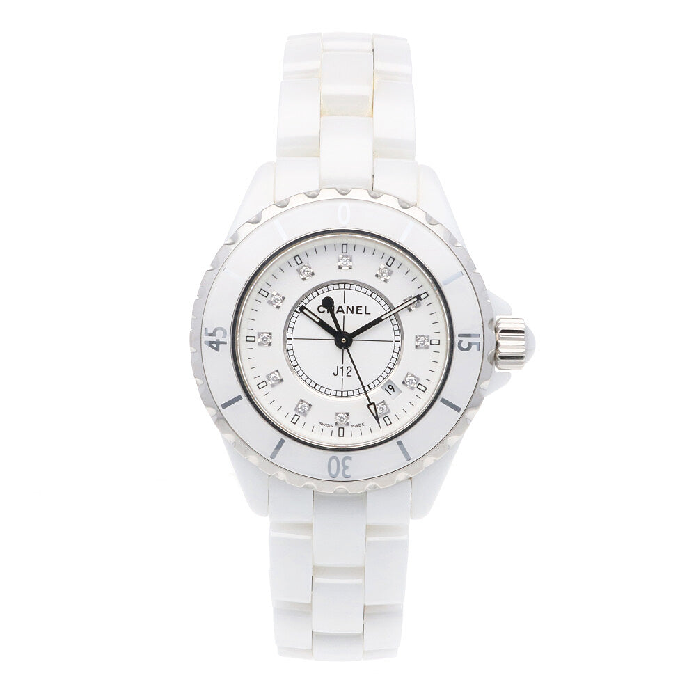 CHANEL シャネル J12 腕時計 ホワイトセラミック H1628 クオーツ