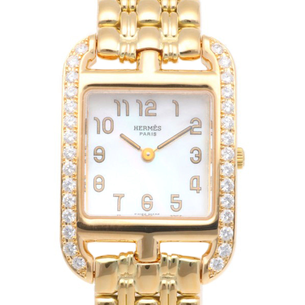 HERMES エルメス 腕時計 ケープコッド トノー 時計 レア 希少 美品 HERMES エルメス ケープコッド 腕時計 18金 K18イエローゴールド CC1
