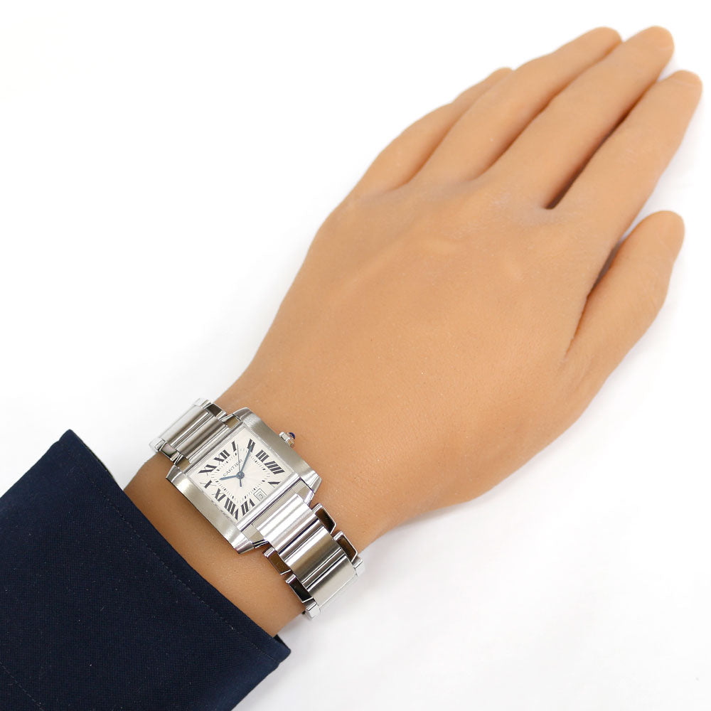 CARTIER カルティエ タンクフランセーズ LM 腕時計 ステンレススチール