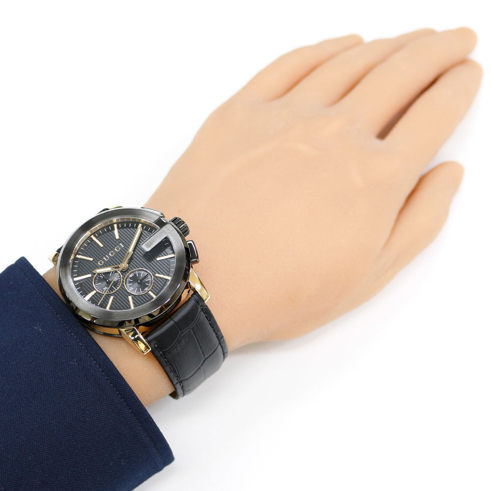 GUCCI グッチ Gクロノ 腕時計 ステンレススチール 101.2(YB101203 