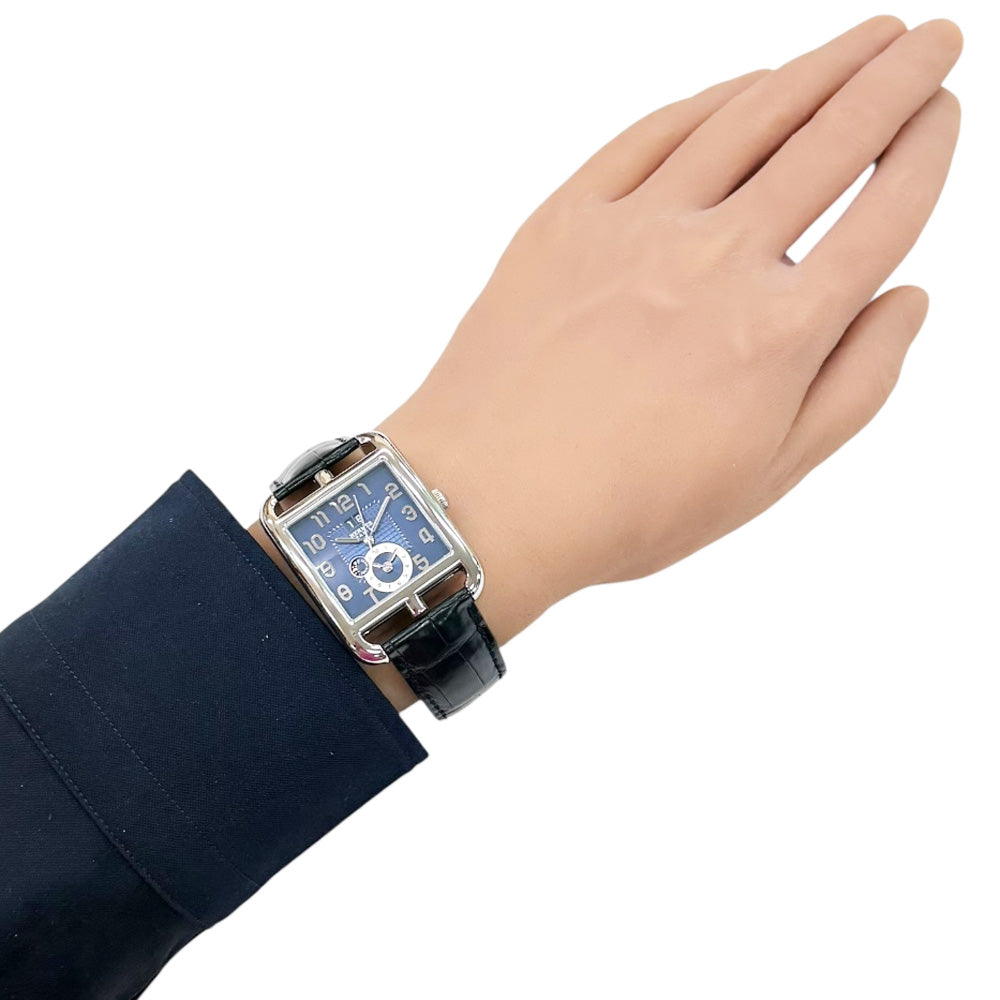 HERMES Cape Cod GMT Watch Stainless Steel CD6.910 Automatic Re