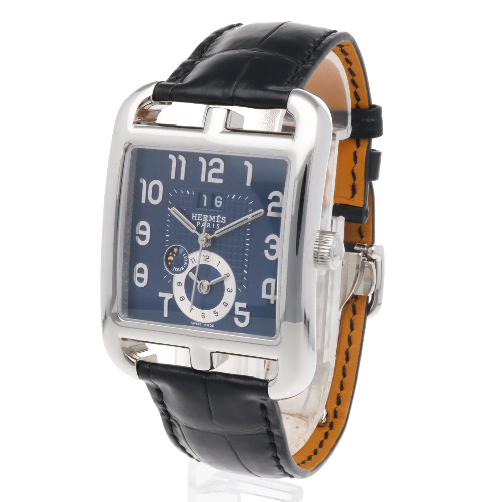 HERMES エルメス ケープコッド GMT 腕時計 ステンレススチール CD6.910