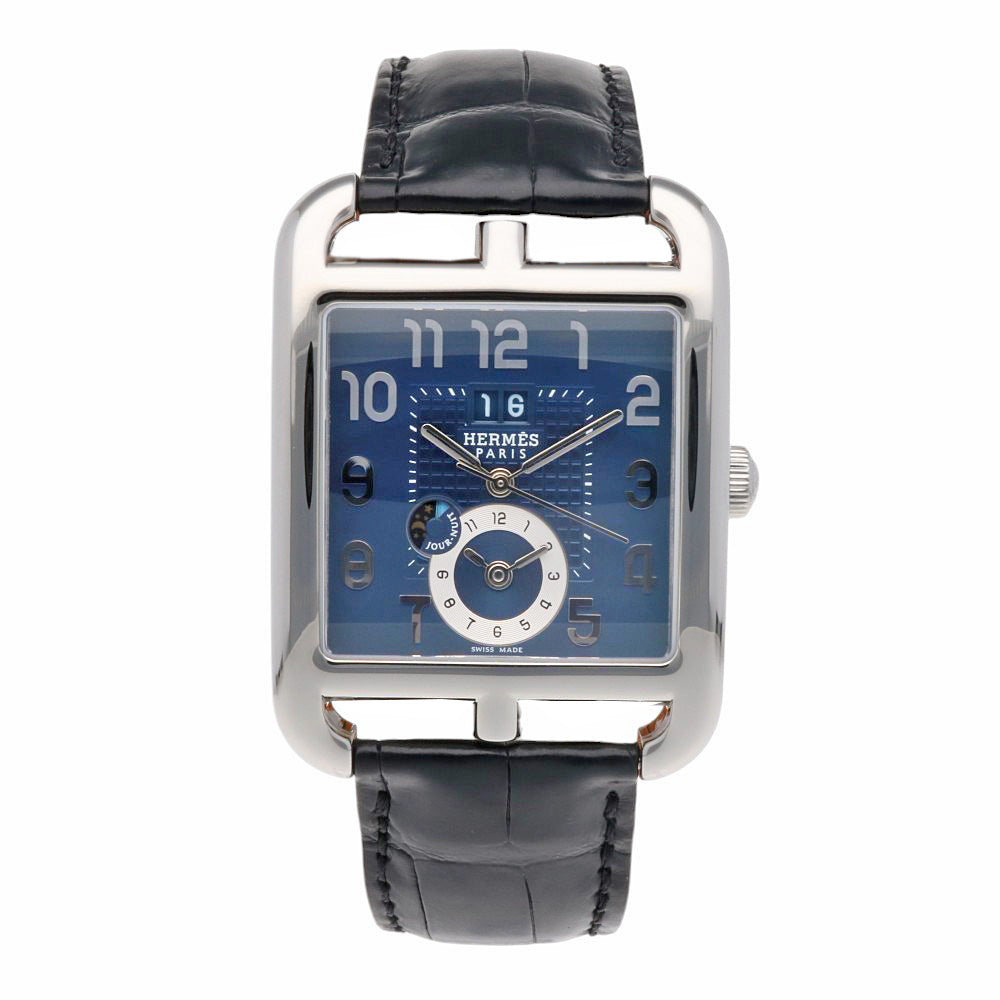 HERMES エルメス ケープコッド GMT 腕時計 ステンレススチール CD6.910