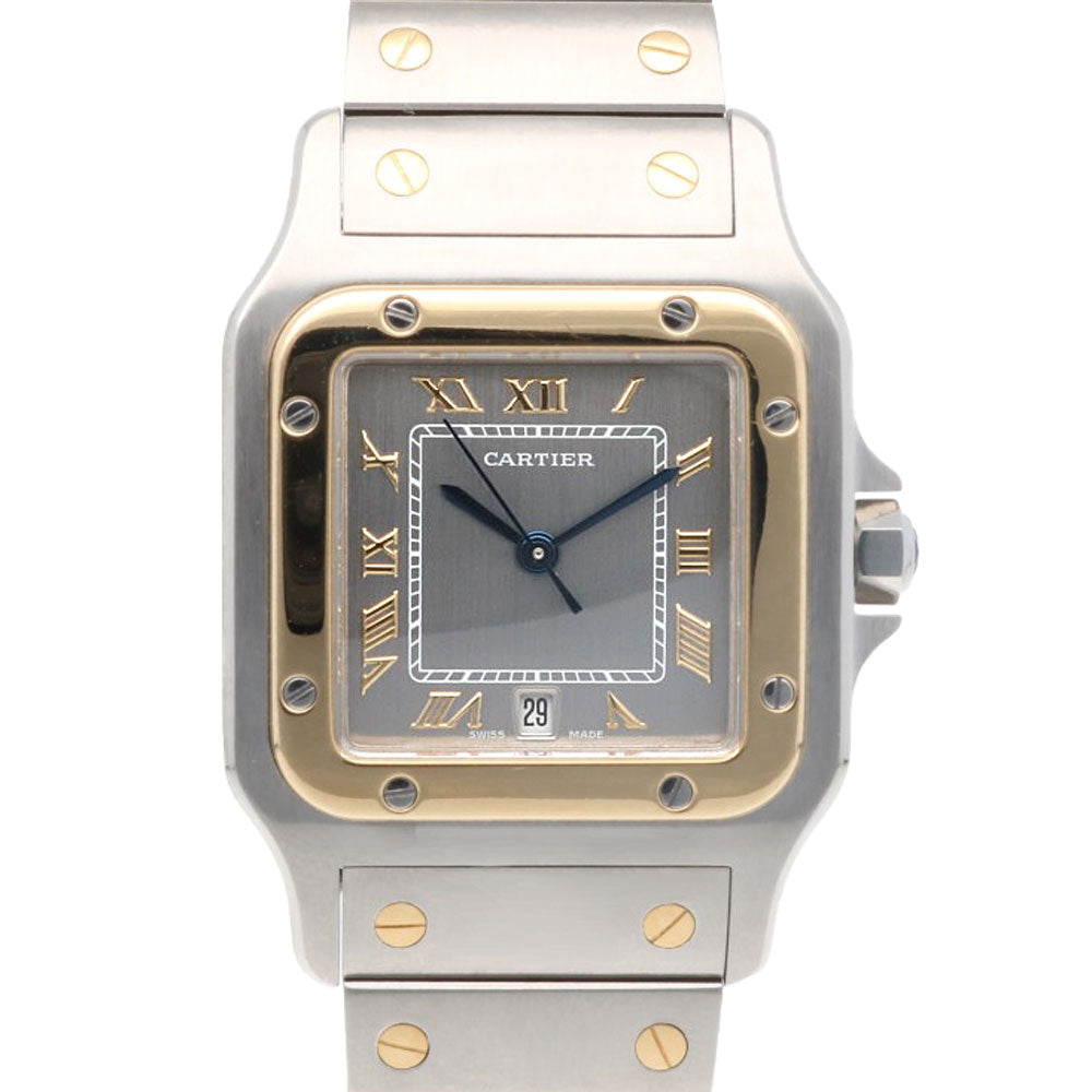 CARTIER カルティエ サントスガルベ LM 腕時計 ステンレススチール