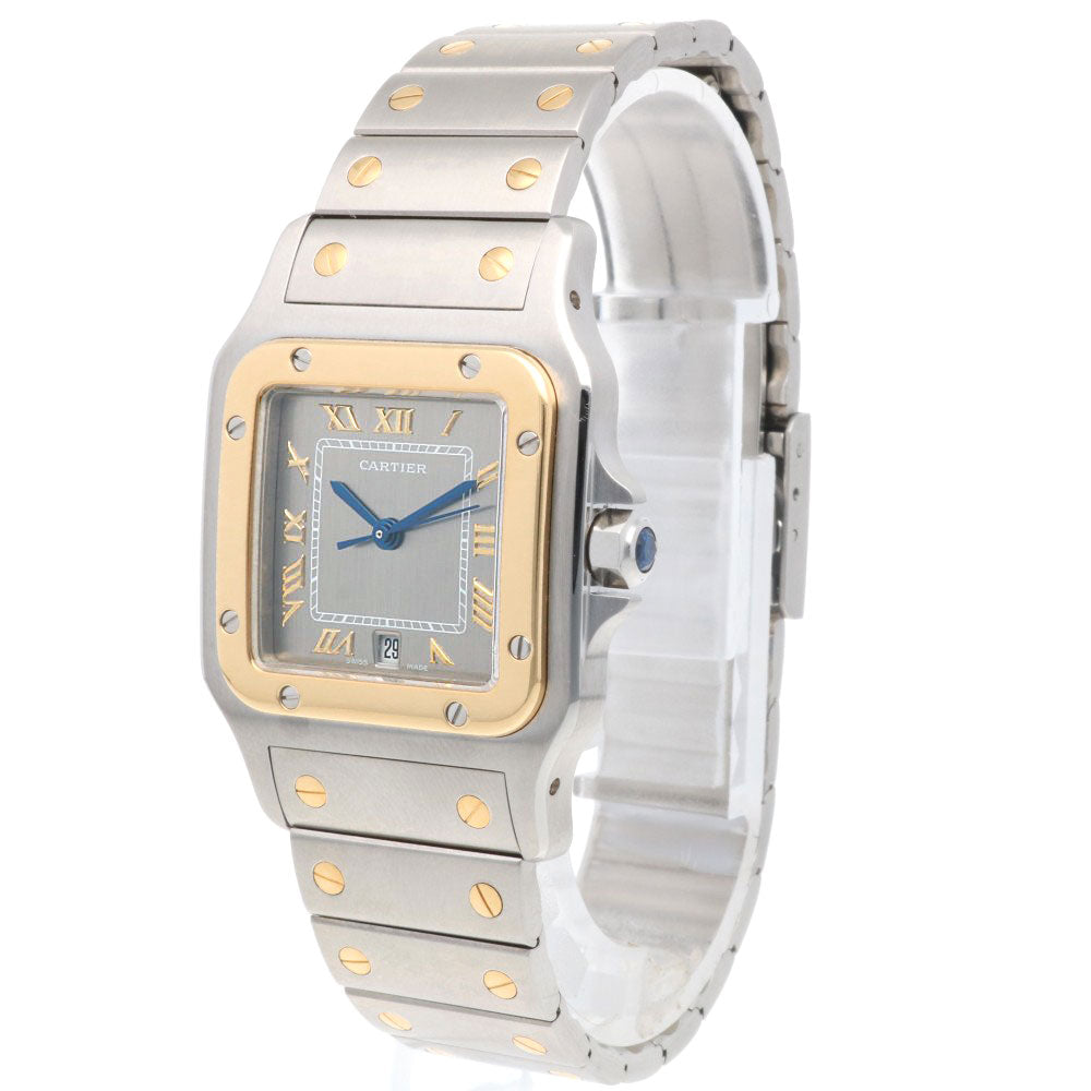 CARTIER カルティエ サントスガルベ LM 腕時計 ステンレススチール