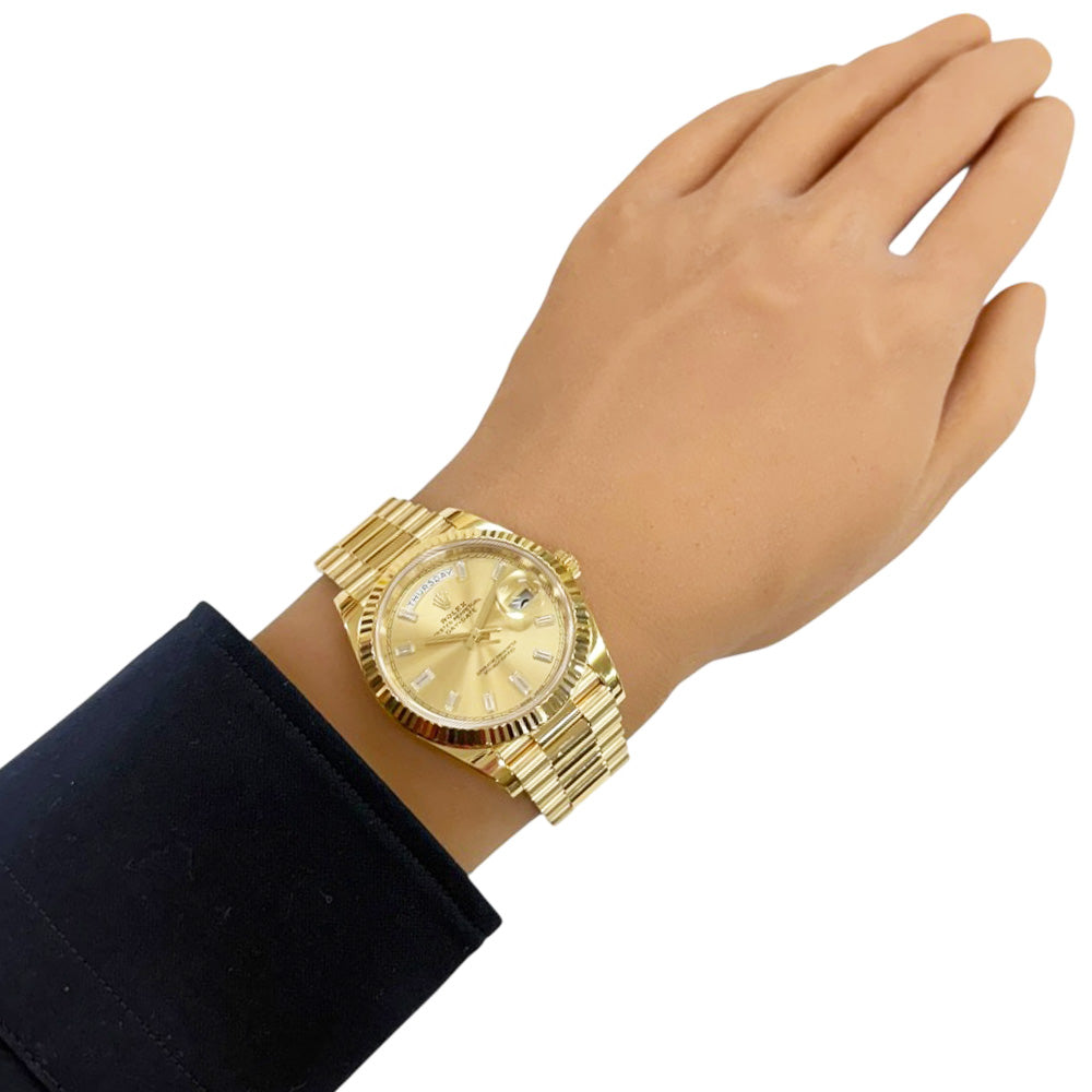 ROLEX純正　ディデイト　18ctイエローゴールド　LサイズBOX 付属16点 ROLEX ロレックス デイデイト オイスターパーペチュアル 腕時計 18金