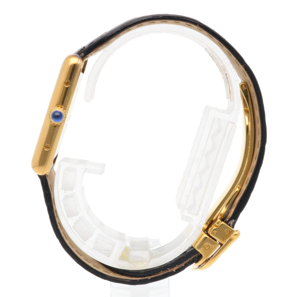 CARTIER カルティエ マストタンクシルバー925 クオーツ ゴールド腕時計 CARTIER カルティエ マストタンク 腕時計 シルバー925 クオーツ