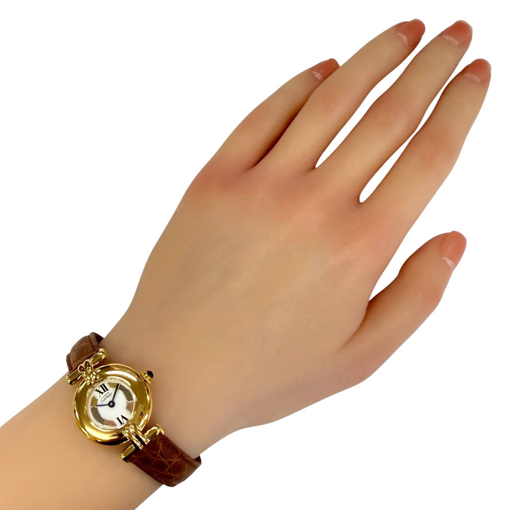 CARTIER カルティエ マストコリゼ 腕時計 GP 1902 クオーツ レディース
