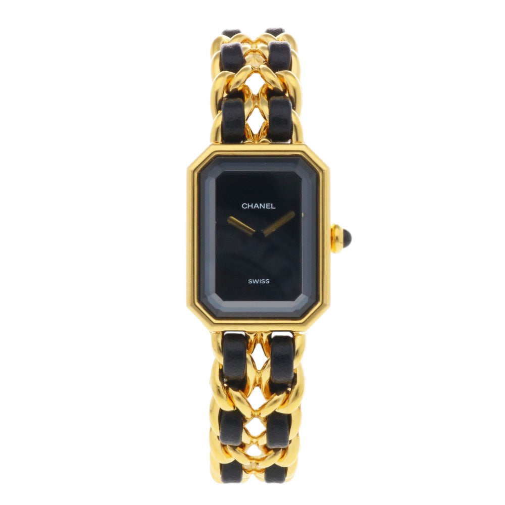 CHANEL シャネル プルミエール L 腕時計 GP クオーツ レディース 1年