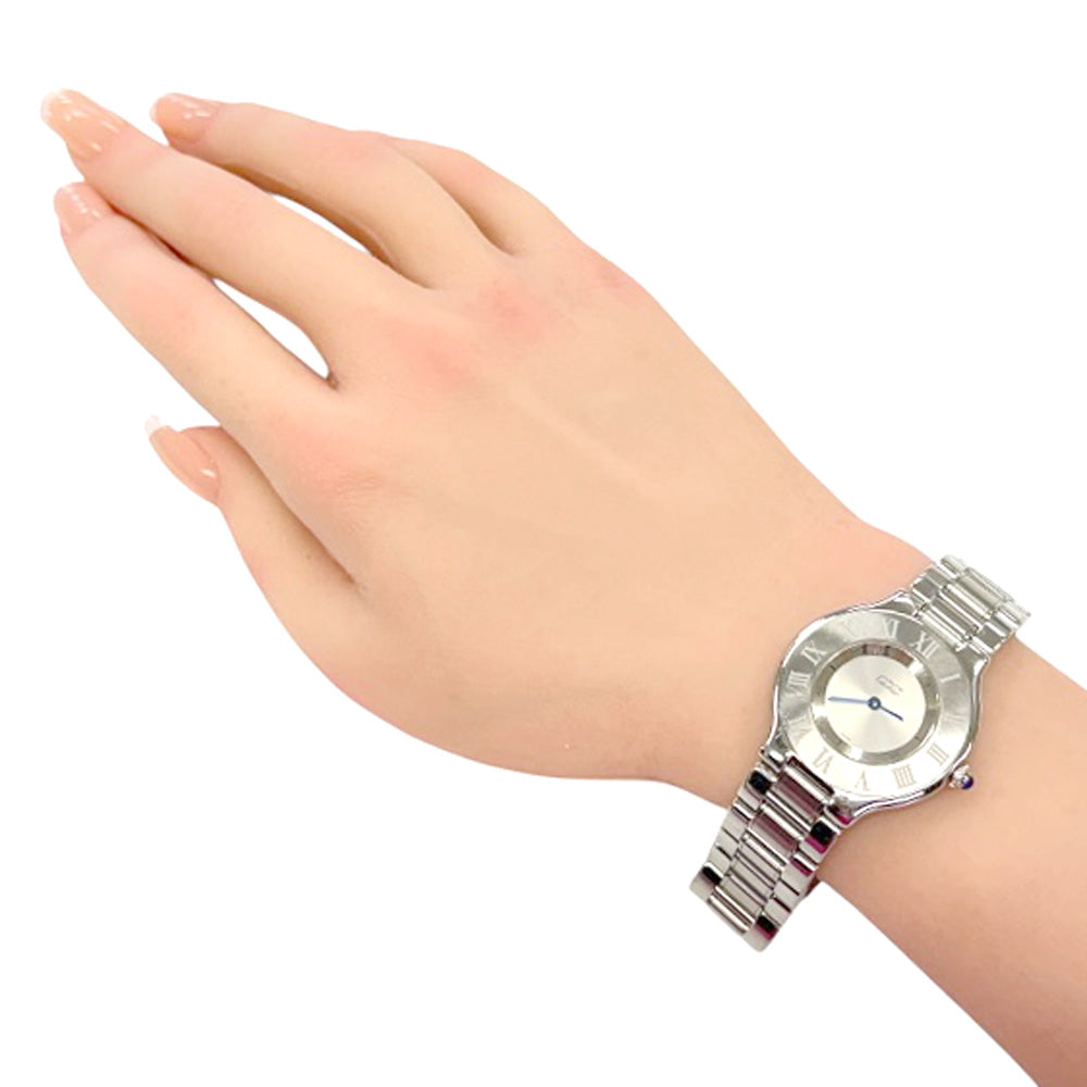 CARTIER カルティエ マスト21 腕時計 ステンレススチール クオーツ
