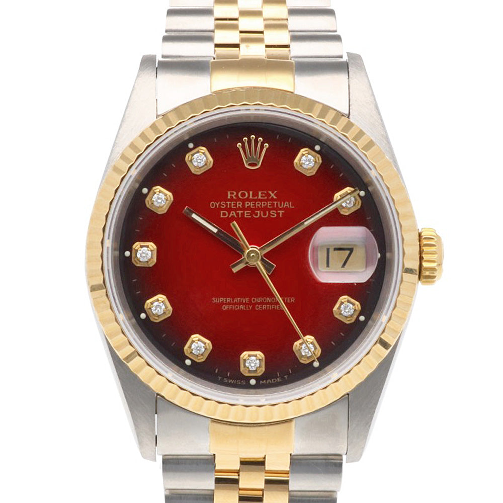 【ROLEX純正 14.00.02】赤レザーオイスターパーペチュアデイトジャス ROLEX ロレックス デイトジャスト オイスターパーペチュアル 腕時計