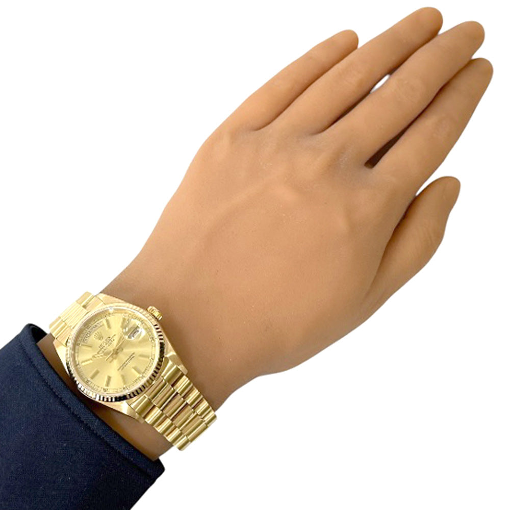 ROLEX ロレックス デイデイト オイスターパーペチュアル 腕時計 18金