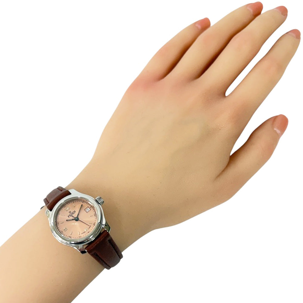 FENDI Watch Stainless Steel 210L Quartz Ladies 1 Year Warranty