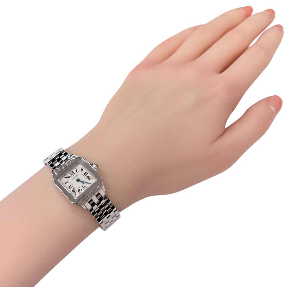 未使用｜カルティエサントスドゥモワゼルSM コマ CARTIER カルティエ サントス ドゥモワゼル SM 腕時計 ステンレス