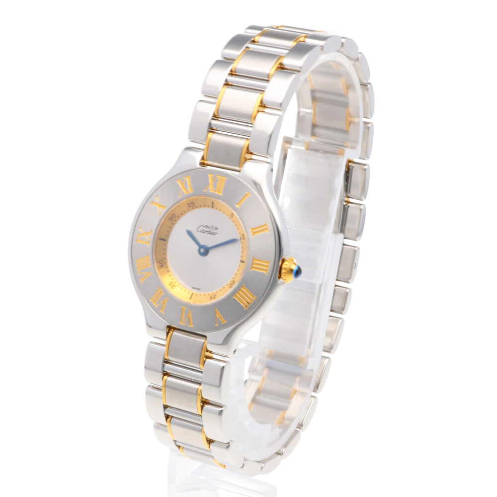 カルティエ　マスト21 ジャンク品 カルティエ CARTIER マスト21 ヴァンティアン 腕時計 ステンレス