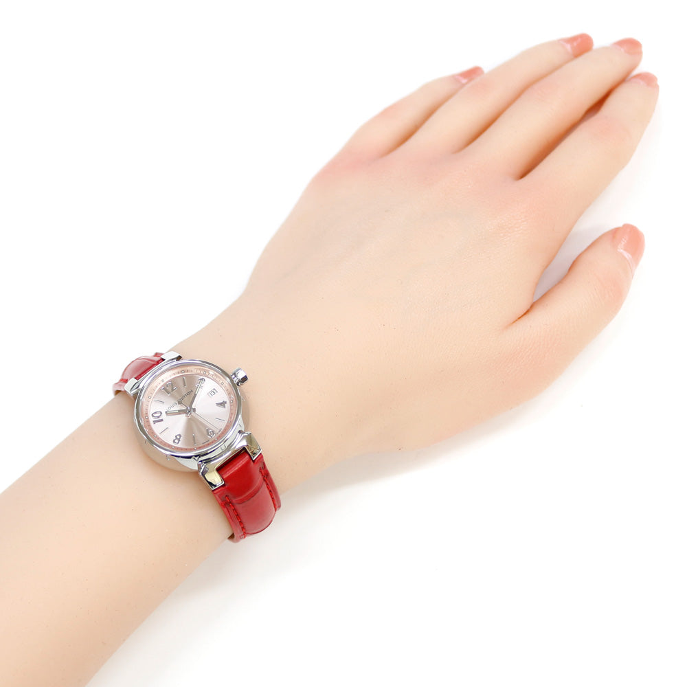 ルイヴィトン LOUIS VUITTON タンブール 腕時計 ステンレススチール